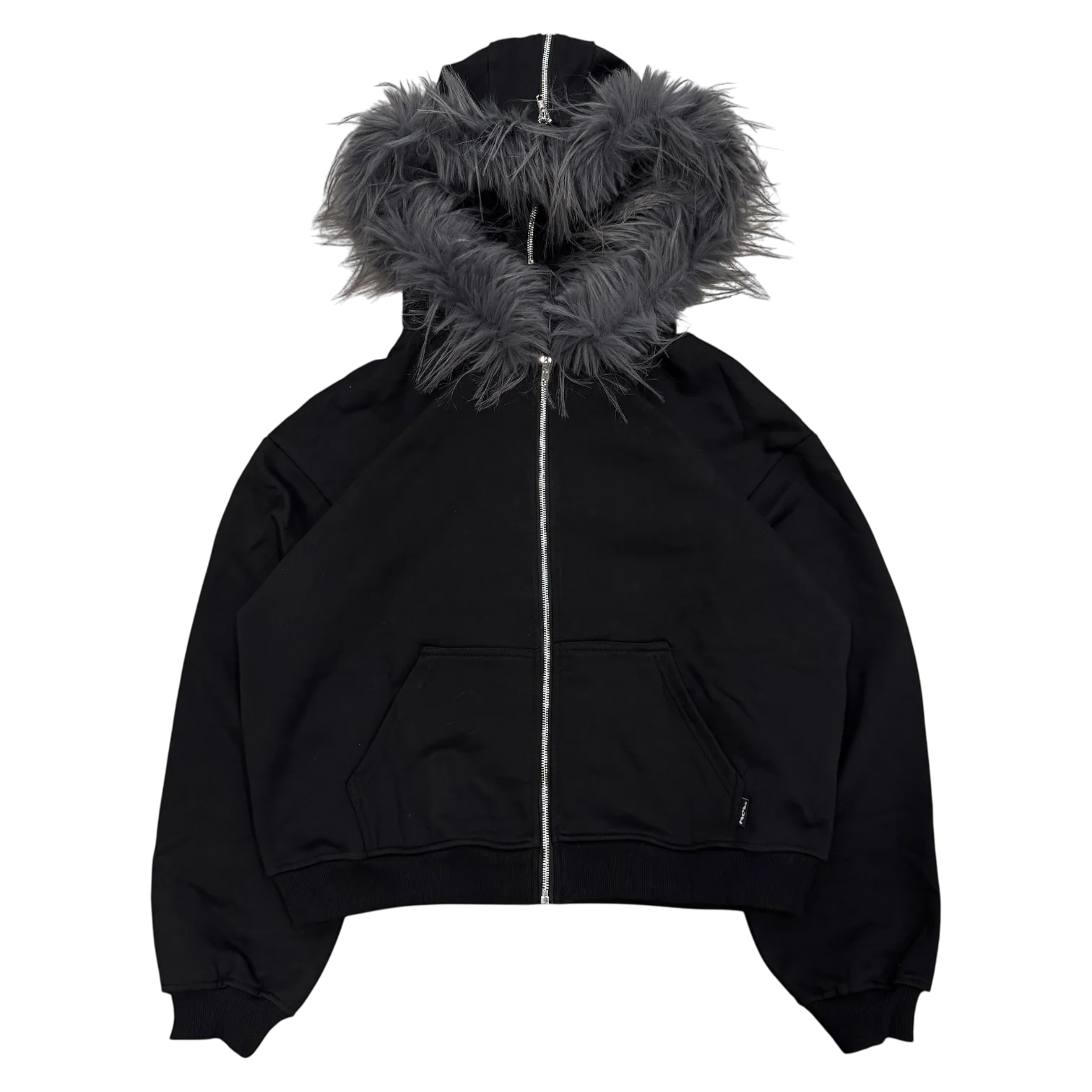 Photoroom_000_20250212_092336 FUR ZIP HOODIE (BLACK)